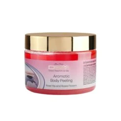 Mon Platin DSM Aromatic Dead Sea Salt Body Peeling Roses & Rose Hip Flowers 330ml(Dsm Aromatic Dead Sea Salt Body Peeling Roses Rose Hip Flowers 330ml)
