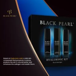 Black Pearl Hyaluronic Kit For All Skin Types(Black Pearl Hyaluronic Kit For All Skin Types) 5 Black Pearl Hyaluronic Kit For All Skin Types(Black Pearl Hyaluronic Kit For All Skin Types) -Jericho Skincare Shop Black Pearl Hyaluronic kit
