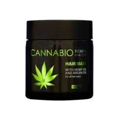 Hair Mask With Hemp Seed Oil 500ml(Cannabio Hair Mask With Hemp Oil 500ml)