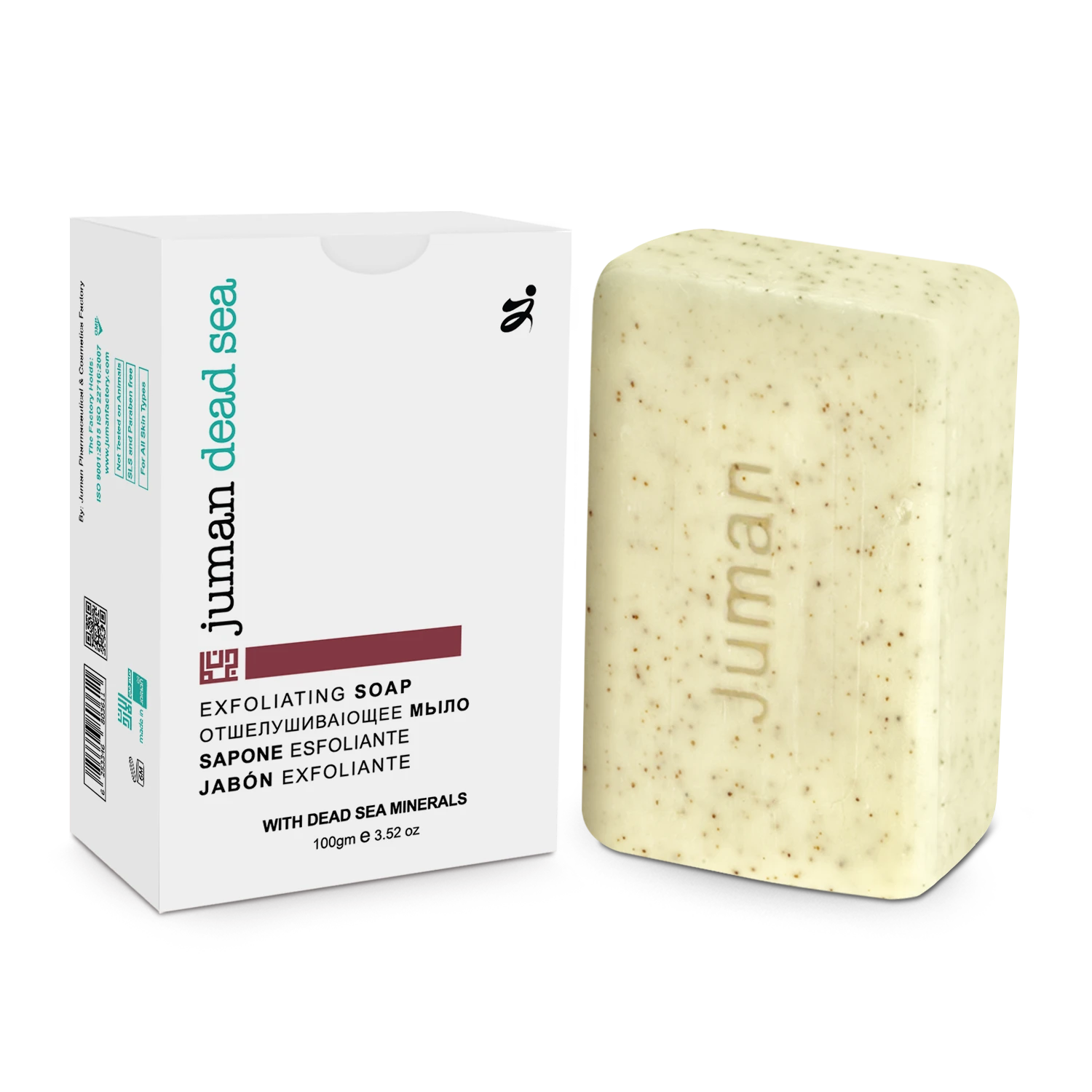 Juman Exfoliating Soap With Dead Sea Minerals 100g(Juman Exfoliating Soap With Dead Sea Minerals 100g) 2 Juman Exfoliating Soap With Dead Sea Minerals 100g(Juman Exfoliating Soap With Dead Sea Minerals 100g) - Image 2