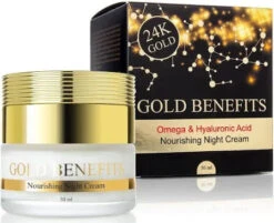 Gold Benefits 24K Gold Nourishing Night Cream 50ml(Gold Benefits 24k Gold Nourishing Night Cream 50ml) -Jericho Skincare Shop GBNC