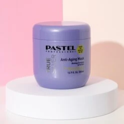Pastel Professional True Silver Anti-Aging Mask 500ml(Pastel Professional Salon Haircare Brass Removing Purple Mask For Blond Hair 500ml) -Jericho Skincare Shop IMG 8517