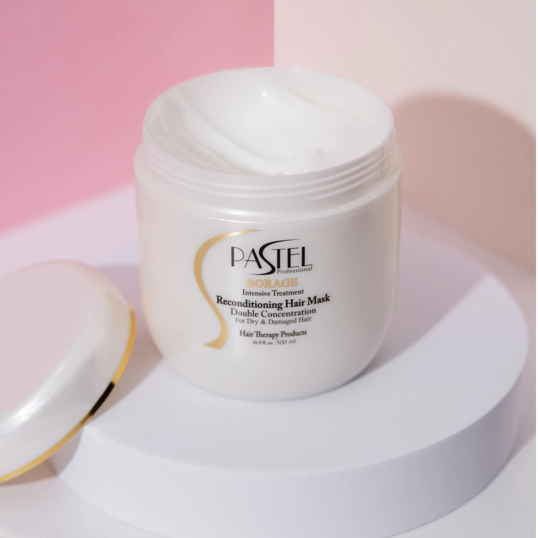 Pastel Professional Reconditioning Hair Mask 500ml(Pastel Professional Salon Haircare Keratin Borage Oil Recondiotioning Hair Mask 500ml) 2 Pastel Professional Reconditioning Hair Mask 500ml(Pastel Professional Salon Haircare Keratin Borage Oil Recondiotioning Hair Mask 500ml) - Image 2