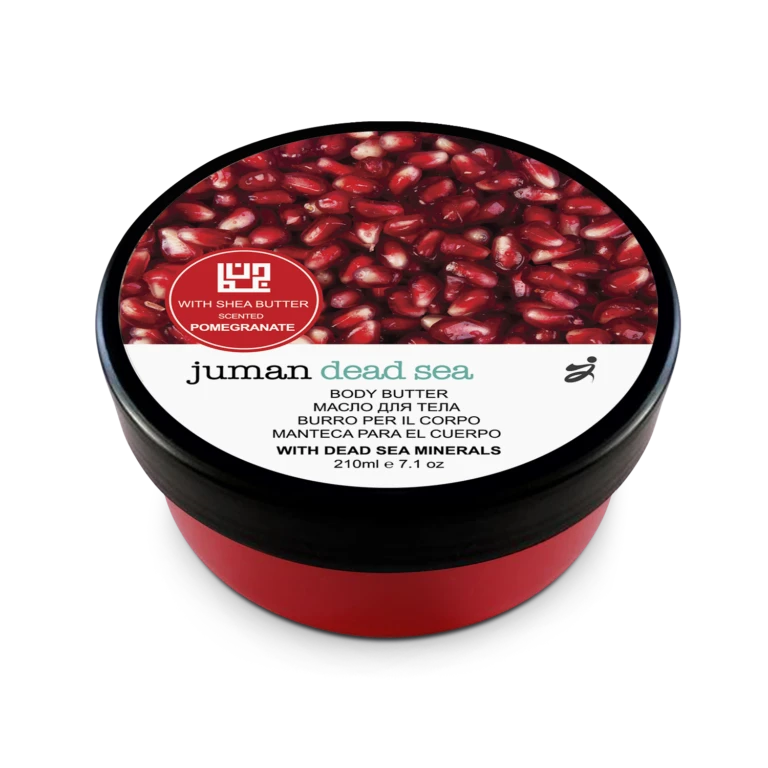 Juman Pomegranate Shea Body Butter With Dead Sea Minerals 210ml(Juman Pomegranate Shea Body Butter With Dead Sea Minerals 210ml) 1 Juman Pomegranate Shea Body Butter With Dead Sea Minerals 210ml(Juman Pomegranate Shea Body Butter With Dead Sea Minerals 210ml)