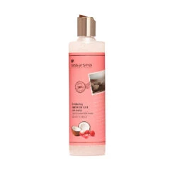 Exfoliating Shower Gel With Loofah: Litchi & Coconut Milk 400ml(Exfoliating Shower Gel With Loofah Litchi Coconut Milk 400ml)